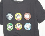 Snoopy Peanuts Zara Kids Youth Size 11/12 Embroidered Patch Collage T Shirt - $19.79