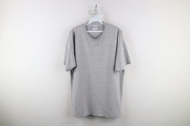 Vintage 90s Hanes Heavyweight Mens Large Distressed Blank T-Shirt Heather Gray - $34.60