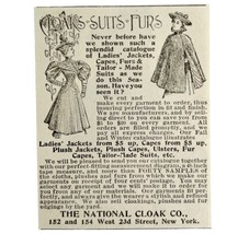 National Cloak Co Suits Furs 1894 Advertisement Victorian Fashion ADBN1bbb - $9.99
