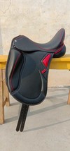 ANTIQUESADDLE New Leather Dressage Saddle Changeable Gullets System Saddle 17.5&quot; - £393.84 GBP