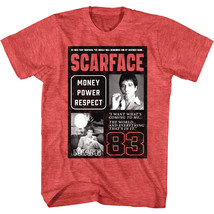 Scarface Miami 83 Men&#39;s T Shirt Want What&#39;s Coming to Me The World Power Respect - £19.97 GBP+