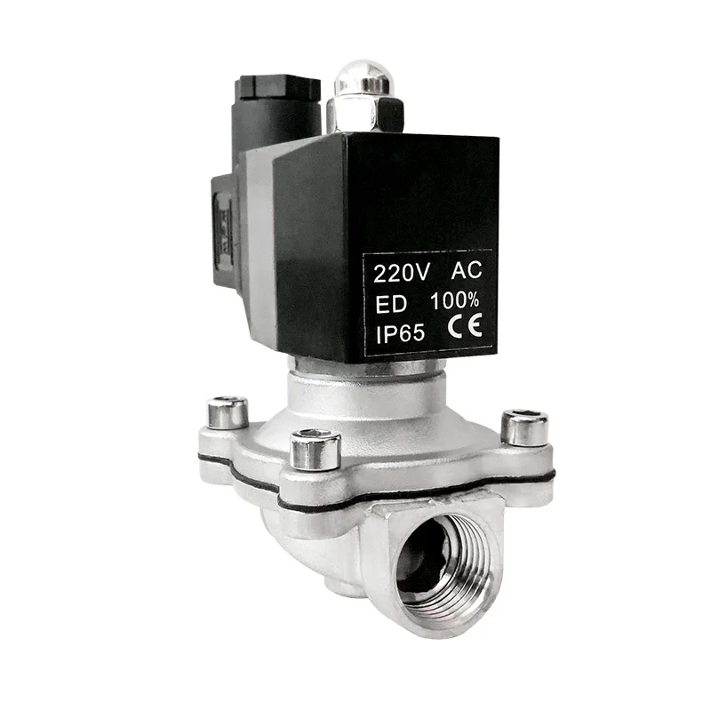 House Home 3/4&quot; Stainless Steel Water Solenoid Valve 12v 24v 220v 110v Normally  - £52.68 GBP