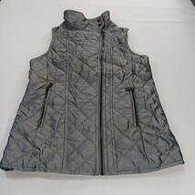 Marc New York Andrew Marc Girls/Women's M Gray Quilted Puffer Vest Zip Pocket  image 11