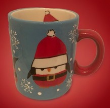 Pier 1 Penguin in Santa Outfit Winter Holiday Season Coffee Tea Mug Cup ... - $24.46 CAD