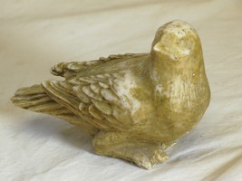 Marble Dust Resin Dove Art Sculpture Figurine b - $19.79