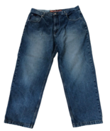 Vibes Jeans 40 x 34 (32) Men&#39;s Blue Denim Baggy Skater Urban Y2K Vintage... - £23.37 GBP
