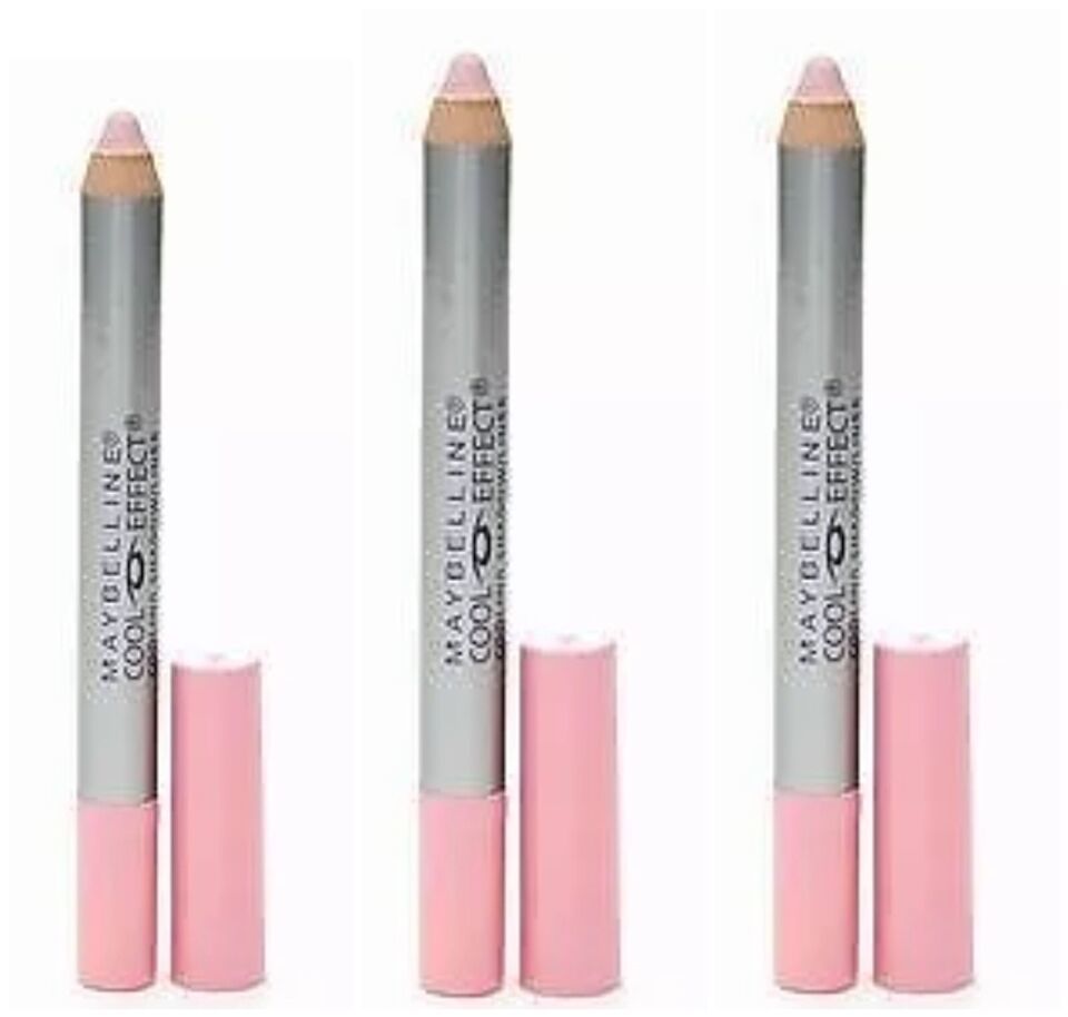 3X Maybelline Cool Effect Cooling Eye Shadow / Liner FROSTY PINK #62 .07... - $10.06