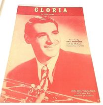 Gloria, as recorded by Ray Anthony and His Orchestra (sheet music) - $6.00