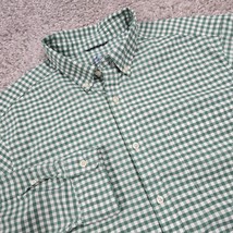 Vineyard Vines Shirt Mens XL Green Gingham Plaid On The Go Performance O... - $24.70