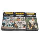 New York Yankees Greatest Sports Legends  DiMaggio Gehrig Mantle VHS 1989 - £17.12 GBP