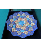 Cloisonne Metal Middle Eastern Design Platter In Original Glass Box  NIB ^^ - $2,315.51 MXN