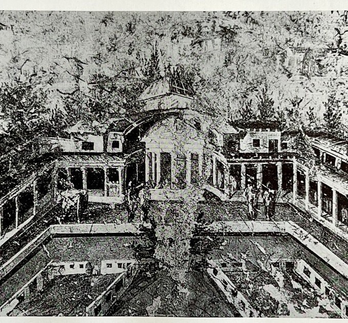 1927 Roman Villa Mural In Pompeii Antique Print Ephemera DWM7D - $20.98