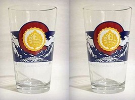 Odell Brewery Colorado Logo Pint Glasses - Set of 2 - £17.22 GBP