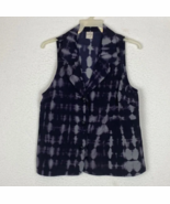 Audrey PURPLE/BLACK SLEEVELESS blouse / vest/top Women Junior size Small - $9.00