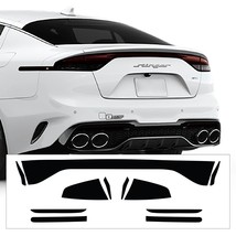Fits Kia Stinger 2022 2023 Sidemarkers Tail Light Precut Smoked PPF Tint Cover - $44.99