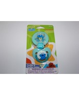 Sesame Street Beginnings Pacifier &amp; Holder 0+ Months Elmo Blue In Carded - €10,71 EUR