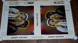 The Rollin Stones Book Cover Vintage 1981 Rock &#39;N School Products Mick J... - $24.99