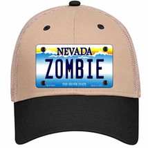 Zombie Nevada Novelty Khaki Mesh License Plate Hat - £21.65 GBP