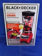 New Black+Decker Power Crush Multi-Function Blender QuadPro Blade BL1230SG - $46.74