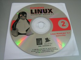 Linux Operating System 6.5 (Linux-Mandrake 6.1 Source) (PC, 1999) - Disc 2 Only - $6.24