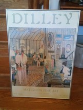 043 Vintage Ramon Dilley Matignon Fine Art Framed Poster France Museum G... - $750.00