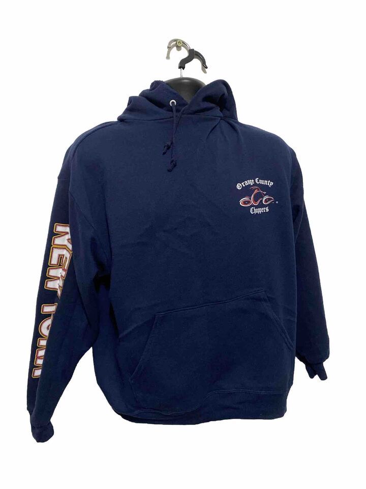 Primary image for Orange County Choppers Navy Blue Rock Tavern New York Hoodie Size L vtd