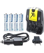 AA Rapid Wall Charger + Car adapter + 4X 3150mAh Batteries 110/240V - £9.84 GBP