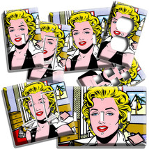 Marilyn Monroe Retro Pop Art Comics Light Switch Outlet Wall Plate Room Hd Decor - £14.42 GBP+