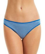 Calvin Klein Womens Cotton Form Thong Underwear Size X-Small Color Blue - £17.35 GBP