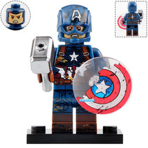 Captain America (Broken Shield) Marvel Super Heroes Lego Compatible Minifigures - £2.39 GBP