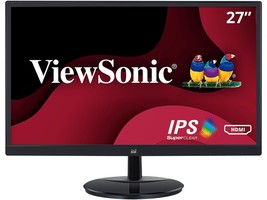 ViewSonic VA2759-SMH 27 Inch IPS 1080p Frameless LED Monitor with HDMI a... - $200.99