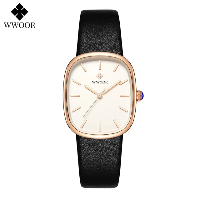 Women Watches Fashion Square Leather   Luxury Quartz Wristwatch Casual Elegant W - £25.52 GBP