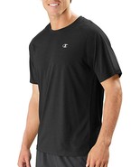 Champion PowerTrain Men&#39;s Performance Short Sleeve T-Shirt- Black Heathe... - £11.67 GBP