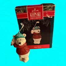 1991 Golfers Hallmark Keepsake Ornament Polar Classic Bear Swinging Golf Club - £7.46 GBP