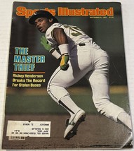 VTG Sports Illustrated September 6, 1982 Rickey Henderson Oakland Athletics A’s - £7.82 GBP