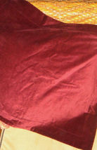 Pottery Barn Solid Burgundy Standard Tailored Pillow Sham EUC 100% Cotton - $12.97