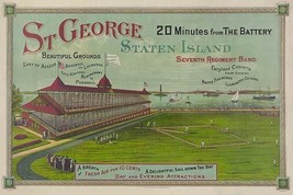 Baseball game being played at St. George Park - Art Print - £17.32 GBP+