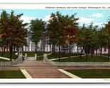 Dickinson Seminary Williamsport Pennsylvania PA UNP Linen Postcard N18 - $1.93