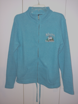 LADIES ZIP FLEECE  KNIT  MAINE BAR HARBOR  LS SWEATSHIRT-S-BARELY WORN-C... - £10.29 GBP