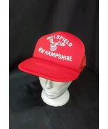 Vtg Snapback Mesh Truckers Cap Hat Millsfield New Hampshire MOOSE ERROL ... - $13.02 CAD