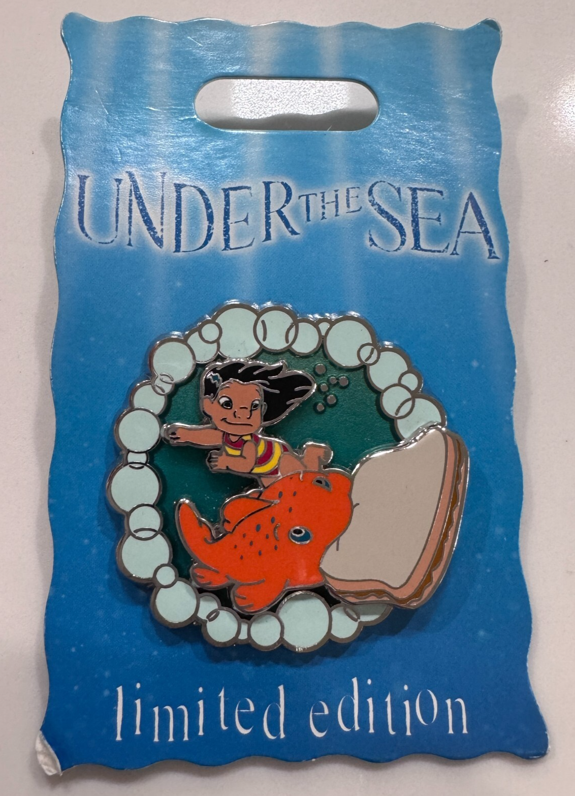 Disney Lilo &amp; Pudge Under the Sea Pin Limited LE Stitch Sandwich Ocean S... - $59.39