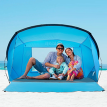 Easy Setup Portable Beach Tent Shade Sun Shelter Canopy W/ UPF50+ UV Protection  - $54.58