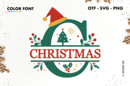 Christmas split monogram fonts 2 thumb200