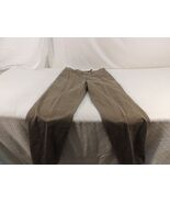 Eddie Bauer Classic Fit Brown Khakis Men&#39;s 34 100% Cotton Dress Casual 5... - $21.85