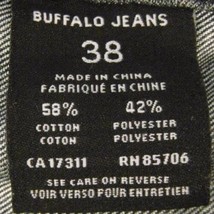 Mens Buffalo Straight Leg Blue J EAN S 38 40&quot; X 31.5&quot; Authentic Designer Stylish - £31.83 GBP
