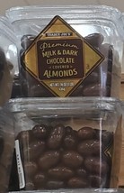 2 Pack Trader Joe&#39;s Premium Milk &amp; Dark Chocolate Covered Almonds - £21.36 GBP