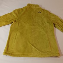 The North Face FT147 Women's Lime Yellow Long Sleeve Fleece Full Zip Jacket Sz M image 15