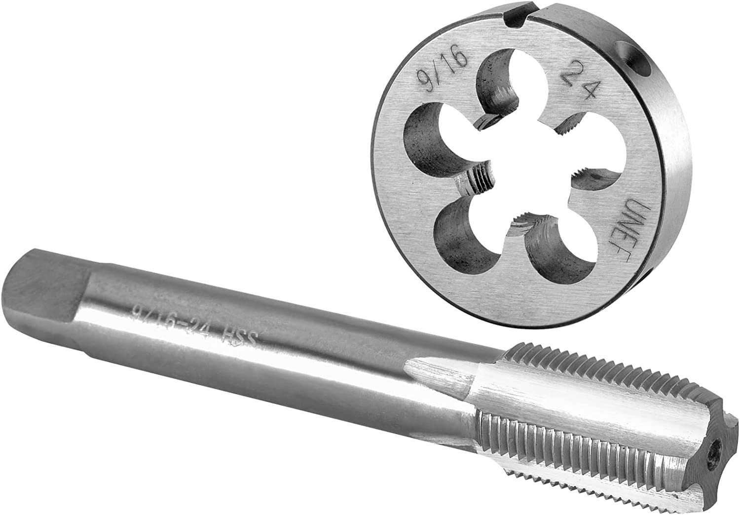 1-1/8-7 UNC Hex Rethreading Die - Right Hand Thread Repair Die For Bolts & Screws, Made Of GCr15 Alloy Steel