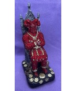 Santeria ~ Vodou ~ Curanderismo Mammon Devil Statue Covered In Rhinestones - £47.51 GBP