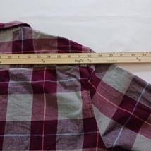 Crown & Ivy Crown Stretch Flannel Stretch Cotton Blend Plaid Shirt Red Men Sz L image 8